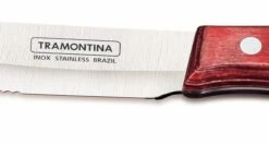 Tramontina Jumbo 12-piece Steak Knife Set With Red Polywood Handles -Sharp Haus Store tramontina jumbo 12 piece steak knife set red polywood handle 2