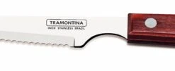 Tramontina Set Of 12 Steak Knives 10cm With Red Handles -Sharp Haus Store tramontina set 12 steak knives 13cm red handles 2