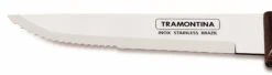 Tramontina Set Of 12 Steak Knives With Brown Handles And Serrated Blades 8 Tramontina Set Of 12 Steak Knives With Brown Handles And Serrated Blades -Sharp Haus Store tramontina set 12 steak knives brown handles serrated blades 2