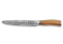 Wusaki Damas VG10 Carving Knife 20cm Olive Wood Handle