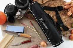 Wusaki Damas VG10 Set With 5 Kitchen Knives + 1 Roll Bag -Sharp Haus Store wusaki damas vg10 set 5 kitchen knives 1 roll bag 13