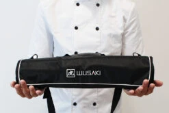 Wusaki Ebony AUS8 Set With 5 Kitchen Knives + 1 Roll Bag -Sharp Haus Store wusaki ebony aus8 set 5 kitchen knives 1 roll bag 5