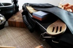 Wusaki Empty Bag For 21 Kitchen Knives And Utensils + 1 Large Storage Pocket -Sharp Haus Store wusaki empty bag 21 kitchen knives utensils 1 storage pocket 10