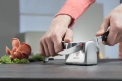 Wusthof Classic Ikon 2-Stage Knife Sharpener - Ceramic & Diamond Rods -Sharp Haus Store wusthof classic ikon 2 stage manual knife sharpener ceramic diamond rods 2