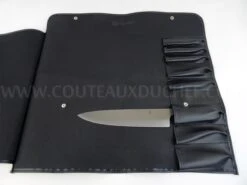 Wusthof Empty Roll Bag With Space For 9 Kitchen Knives - Synthetic Leather -Sharp Haus Store wusthof empty roll bag 9 kitchen knives synthetic leather 3