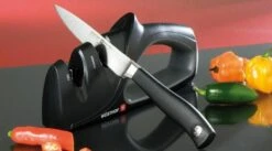 Wusthof Precision Edge 2-Stage Manual Knife Sharpener -Sharp Haus Store wusthof precision edge 2 stage manual knife sharpener 1