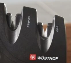 Wusthof Precision Edge 2-Stage Manual Knife Sharpener -Sharp Haus Store wusthof precision edge 2 stage manual knife sharpener 2