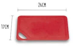 Wusthof Red Plastic Cutting Board 26 X 17 Cm